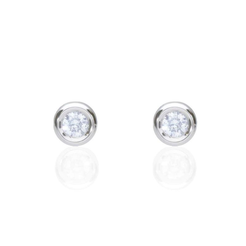 Orecchini Puntoluce in Oro e Brillanti Mod.CV1018 [68705016]