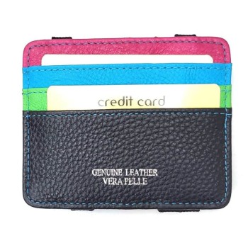 PORTAFOGLIO IN PELLE COLORI VARI MOD. D8491 [44381796]