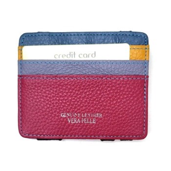 PORTAFOGLIO IN PELLE COLORI VARI MOD. D8491 [984e1385]