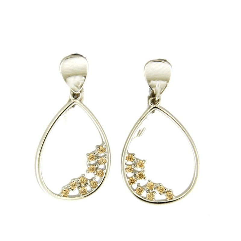 Orecchini goccia e zirconi mod. E2773 [f3957d50]