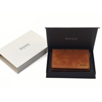 PORTAFOGLIO MAGNETICO MARRONE TECHMADE MOD. ET-CL005 [ee2db730]