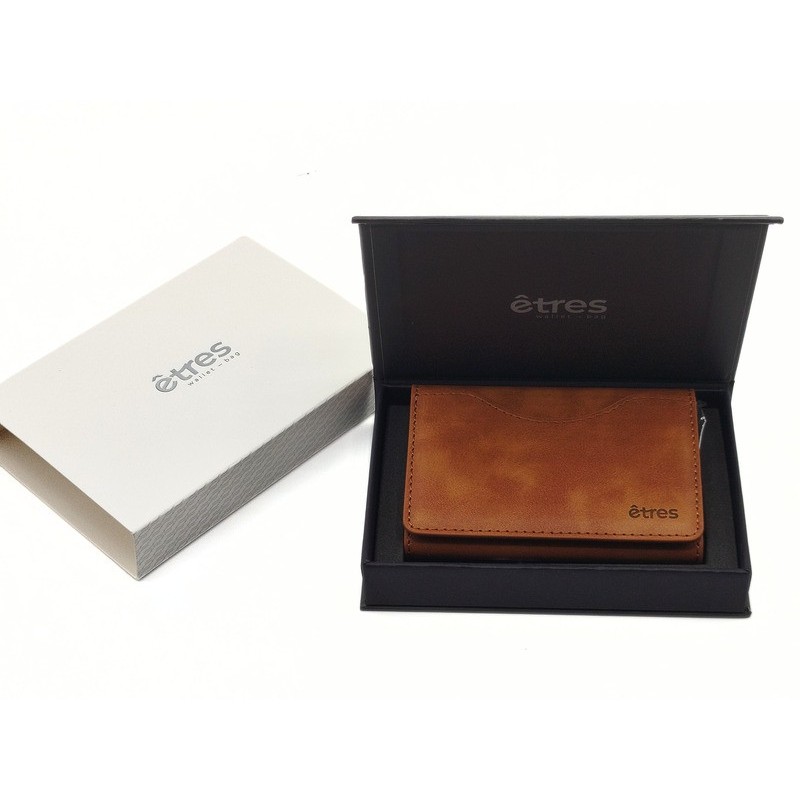 PORTAFOGLIO MAGNETICO MARRONE TECHMADE MOD. ET-CL005 [ee2db730]