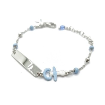 bracciale ciuccio in argento art. fmbr059 [ef9e2bd7]