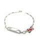 bracciale in argento con piastra mod. fmbr069 [812c5cb7]
