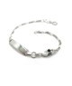 bracciale in argento con piastra mod. fmbr069 [ef17debe]
