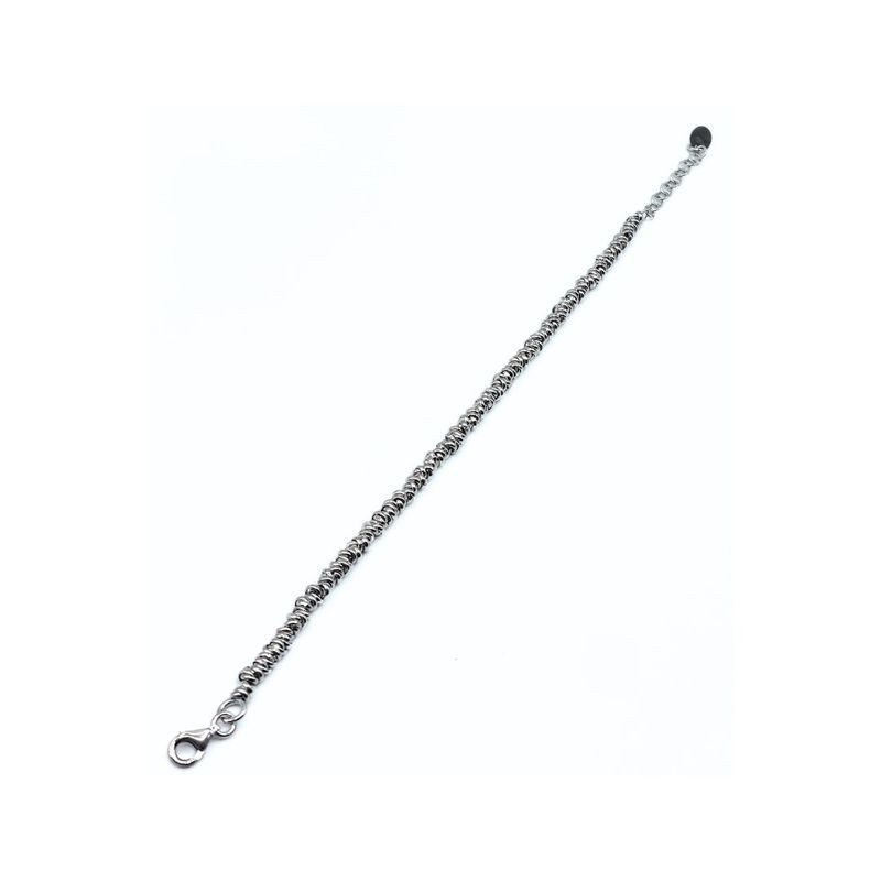 Bracciale snodato rondelle mod. ITAARGBR013A [81218d43]