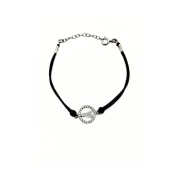 BR. SICILIA IN ARG. E ZIRCONI CON CORDONCINO MOD. ITAARGBR072A [c06bac2e]