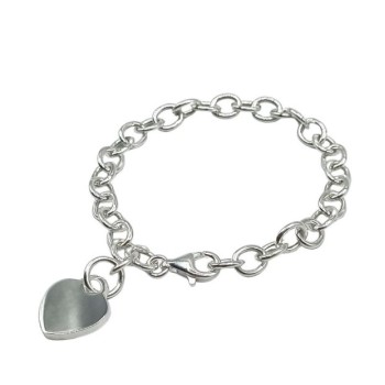 Bracciale in Argento con cuore Mod.ITAARGBR12 [4d158899]