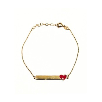 BR. PIASTRA C/CUORE IN ARG DORATO MOD. ITAARGBR30B [e6356377]