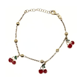 BR.IN ARG CON CILIEGIE SMALTATE MOD. ITAARGBR88D [6fe9a410]