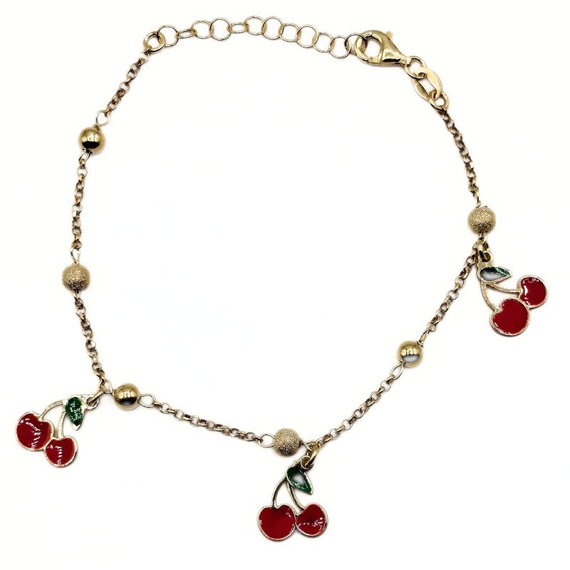 BR.IN ARG CON CILIEGIE SMALTATE MOD. ITAARGBR88D [6fe9a410]