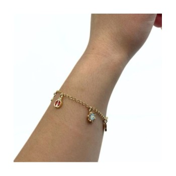 Bracciale con pendenti mod. ITAARGBR94 [3e0d7473]