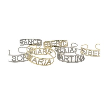 Bracciale rigido in argento Mod. ITAARGBRNOME [de7b5bf2]