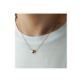 Collana cuore bombato mod. ITAARGCL755 [4ab8dd7d]