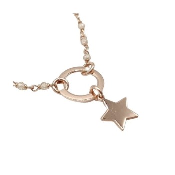 Collana in Argento Rosato e stella MOD.ITAARGCL94 [d5458918]