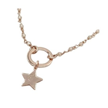 Collana in Argento Rosato e stella MOD.ITAARGCL94 [bb7e0b11]