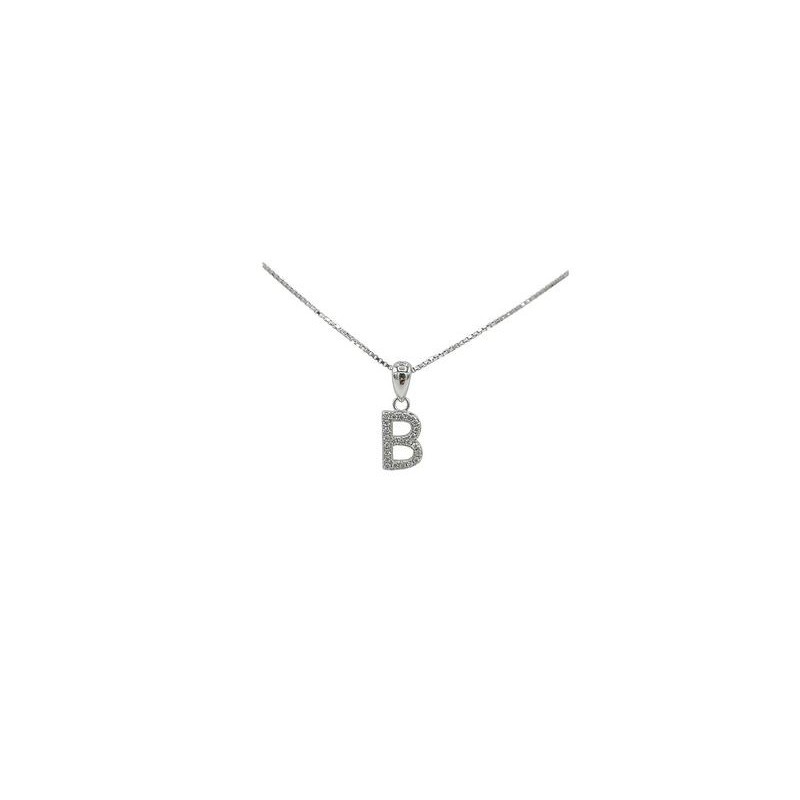 Pendente iniziale B in argento mod.ITAARGIN-B [7da27596]