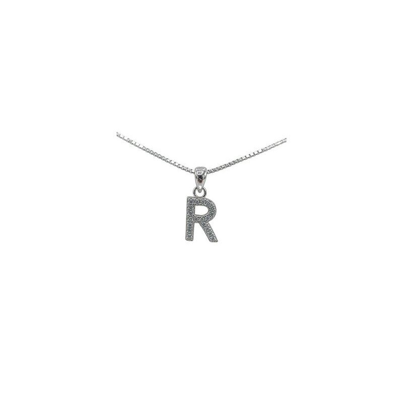 Pendente con iniziale R in argento mod.ITAARGIN-R [a88ae418]