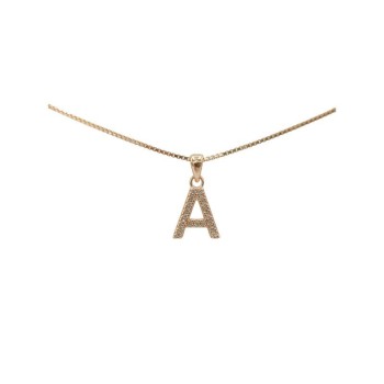 Pendente con iniziale A in argento mod.ITAARGPD-A [c821438f]