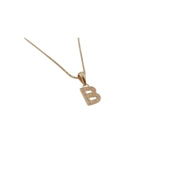 Pendente iniziale B in argento mod. ITAARGPD-B [06c7482f]