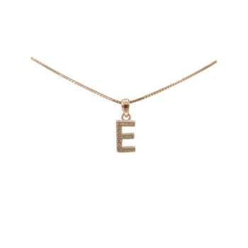 Pendente iniziale in argento rosato mod.ITAARGPD-E [4ba2b7af]