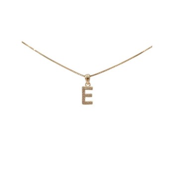 Pendente iniziale in argento rosato mod.ITAARGPD-E [97d4b3bc]