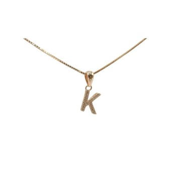 Pendente iniziale K in argento mod. ITAARGPD-K [d734d729]