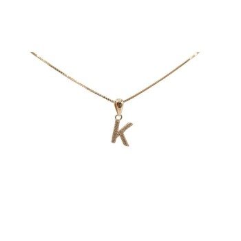 Pendente iniziale K in argento mod. ITAARGPD-K [b90f5520]