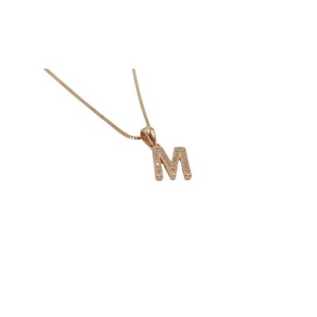 Pendente con iniziale M mod. ITAARGPD-M [aeb4c13a]
