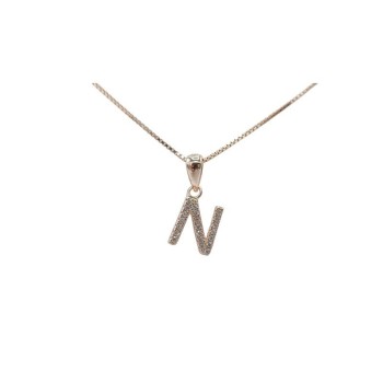 Pendente iniziale N in argento mod.ITAARGPD-N [b436cb3c]