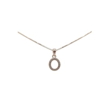 Pendente iniziale O in argento mod. ITAARGPD-O [576a447c]
