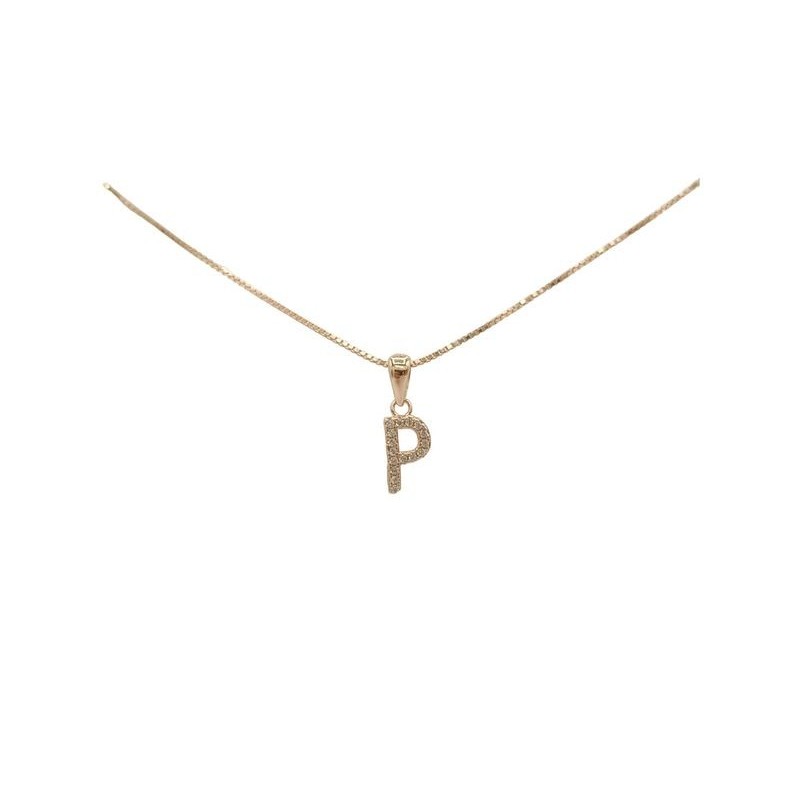 Pendente iniziale P in argento mod.ITAARGPD-P [46b85567]