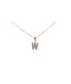 Pendente iniziale W in argento mod. ITAARGPD-W . [5a0cb930]