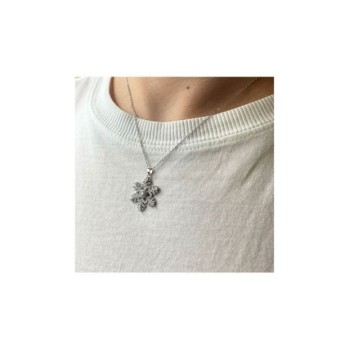 Pendente fiocco di neve mod. ITAARGPD14 [083c3132]