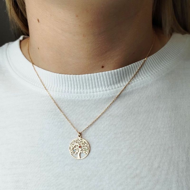 Pendente albero della vita mod. ITAARGPD78 [cf8e3681]