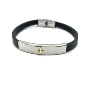 bracciale uomo caucciù mod.itabr011 [9a4d719e]