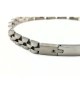 BRACCIALE ACCIAIO CON ZIRCONE NERO MOD. ITABR3500 [270cd7d8]