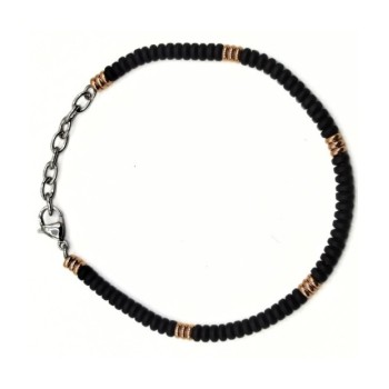 BR. ACCIAIO CERCHI NERI/ROSE MOD. ITABR4012 [f8fe1633]