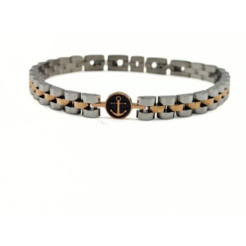 BR. IN ACCIAIO BICOLOR CON ANCORA MOD. ITABR4188 [941e9960]