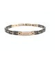Bracciale uomo in acciaio e zirconi Mod. ITABR4490 [08c1934c]