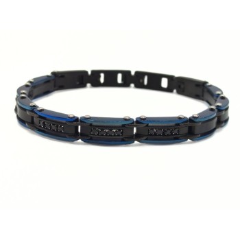 BR. NERO  E BLU CON ZIRCONI NERI MOD. ITABR4894 [9e84c226]