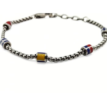 BR. ACCIAIO CON BANDIERE MOD. ITABR6458 [ba21d90f]