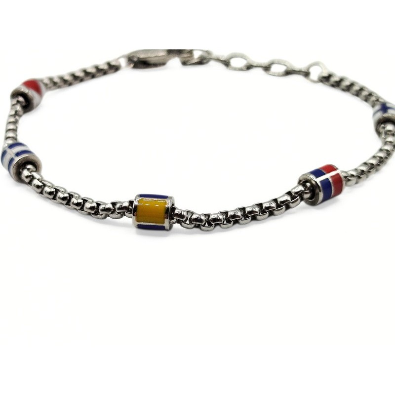 BR. ACCIAIO CON BANDIERE MOD. ITABR6458 [ba21d90f]