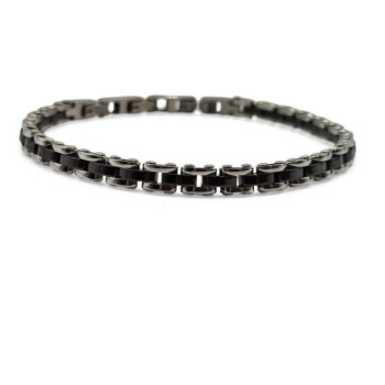 BR IN ACCIAIO E CERAMICA BICOLOR MOD. ITABR6919 [ebc47110]