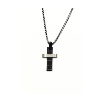 PD. CROCE ACCIAIO BICOLOR MOD. ITAPEND2299 [6e6b28e4]