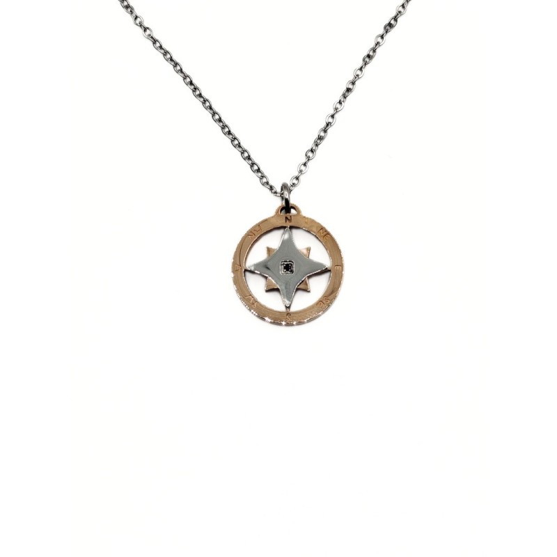 PD. ACCIAIO BICOLOR ROSA DEI VENTI MOD. ITAPEND2359 [ecd83a28]