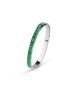 BRACCIALE RIGIDO ACCIAIO E ZIRCONI MOD. JJ/BR63 [b52041a8]