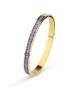 BRACCIALE ACCIAIO E ZIRCONI VIOLA MOD. JJ/BR70 [5a857e68]