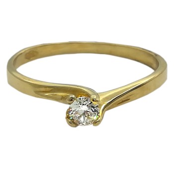anello solitario in oro mod.kanm3-72 [87920ccc]