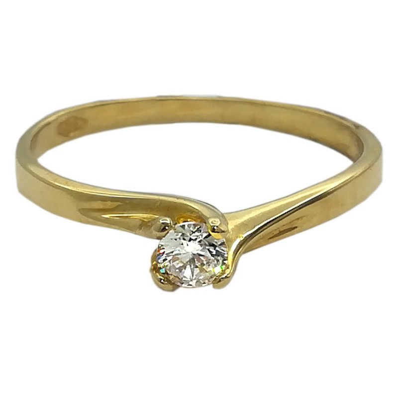 anello solitario in oro mod.kanm3-72 [87920ccc]